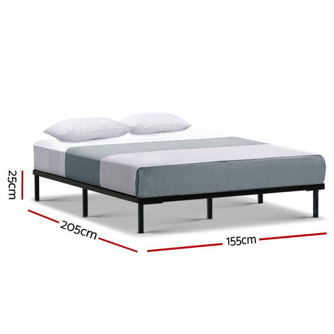 Artiss Bed Frame Queen Size Metal Bed Frame TED Chez Guru