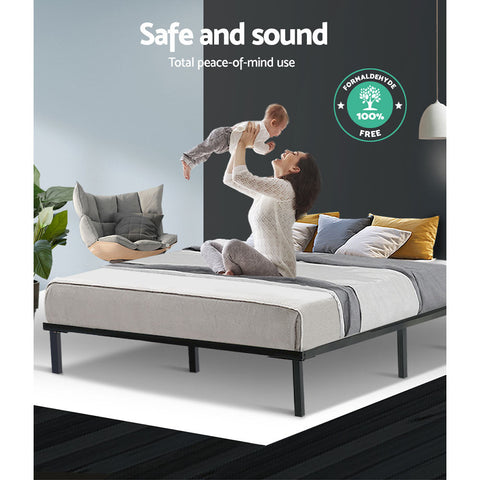 Artiss Bed Frame Queen Size Metal Bed Frame TED Chez Guru