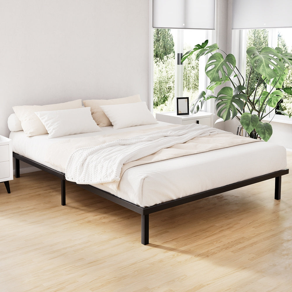 Artiss Bed Frame Queen Size Metal Bed Frame TED Chez Guru