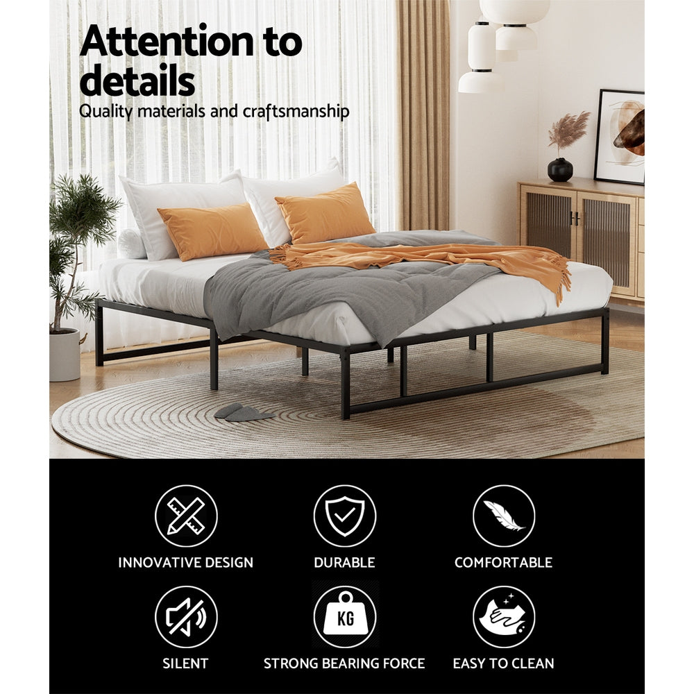 Artiss Bed Frame King Size Metal Bed Frame TINO Chez Guru