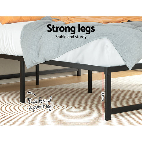 Artiss Bed Frame King Size Metal Bed Frame TINO Chez Guru