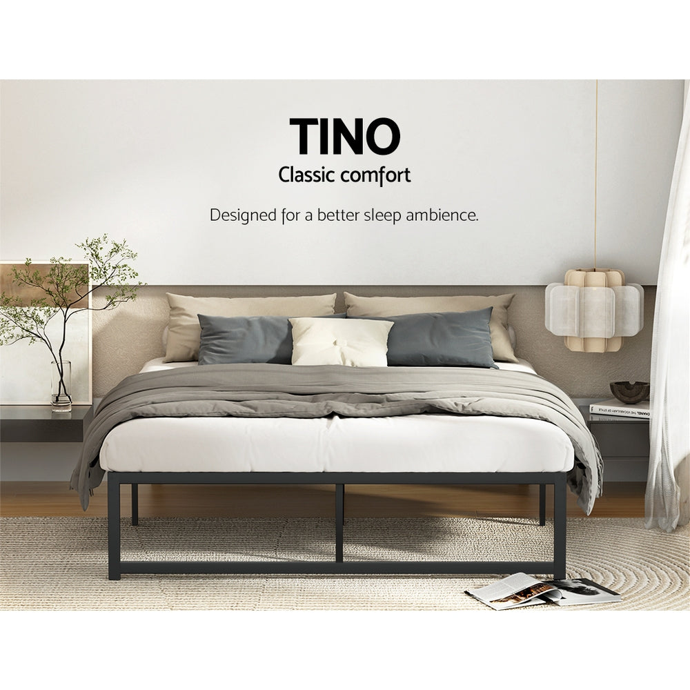 Artiss Bed Frame Queen Size Metal Bed Frame TINO Chez Guru