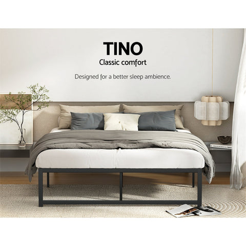 Artiss Bed Frame Queen Size Metal Bed Frame TINO Chez Guru