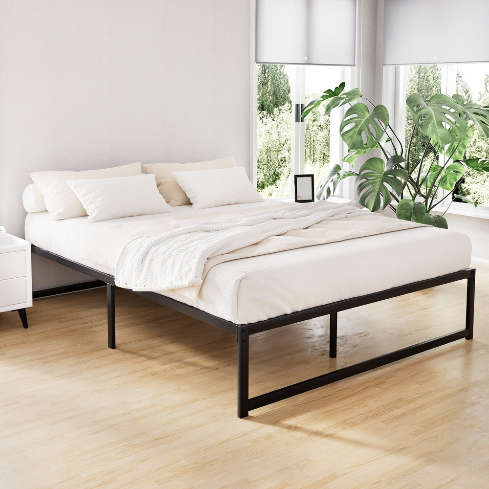 Artiss Bed Frame Queen Size Metal Bed Frame TINO Chez Guru