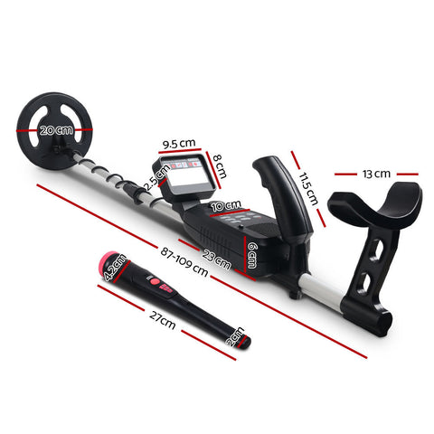 Metal Detector 180MM Deep Sensitive Waterproof Pinpointer Treasure Hunter