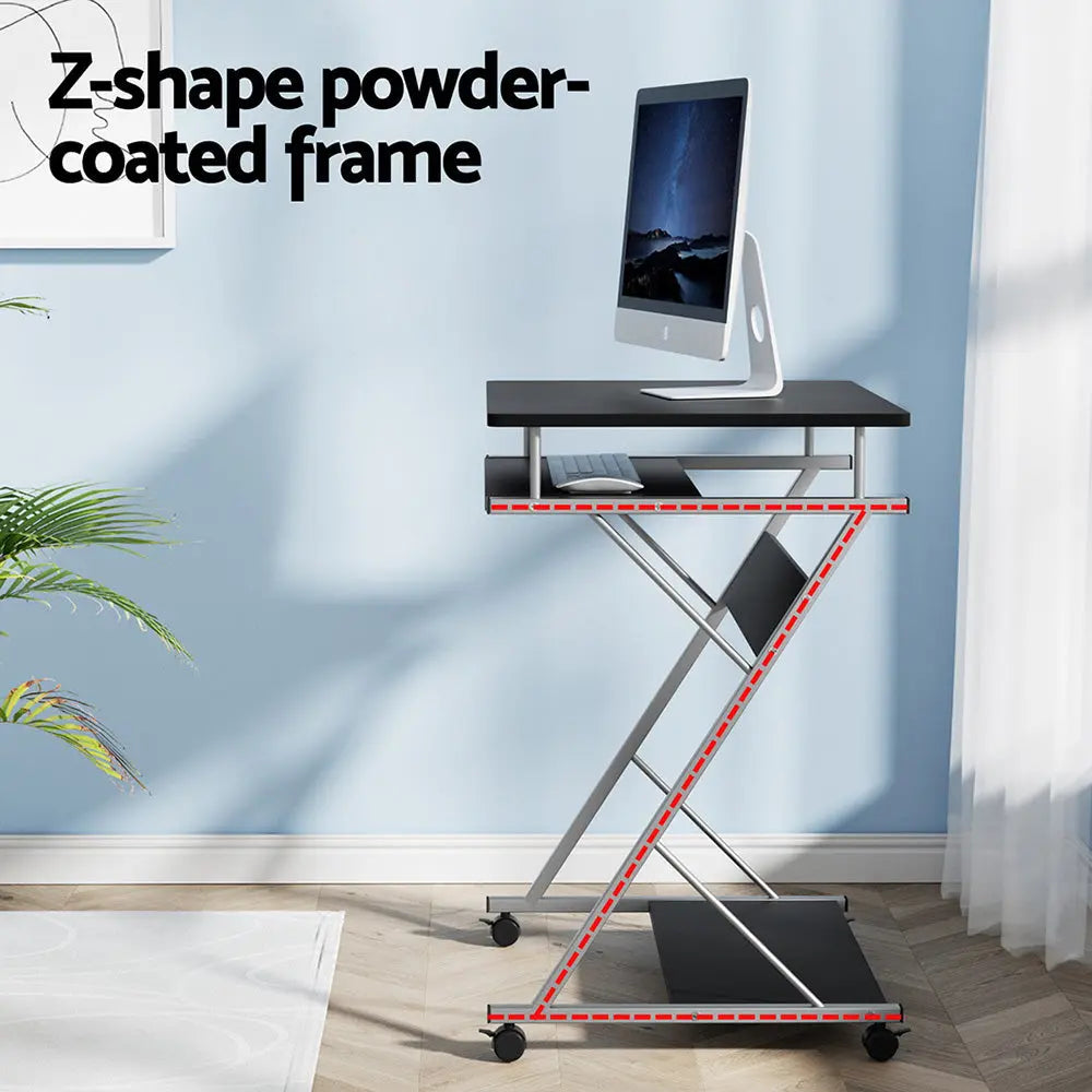 Artiss Computer Desk Keyboard Tray Shelf Black 60CM Chez Guru