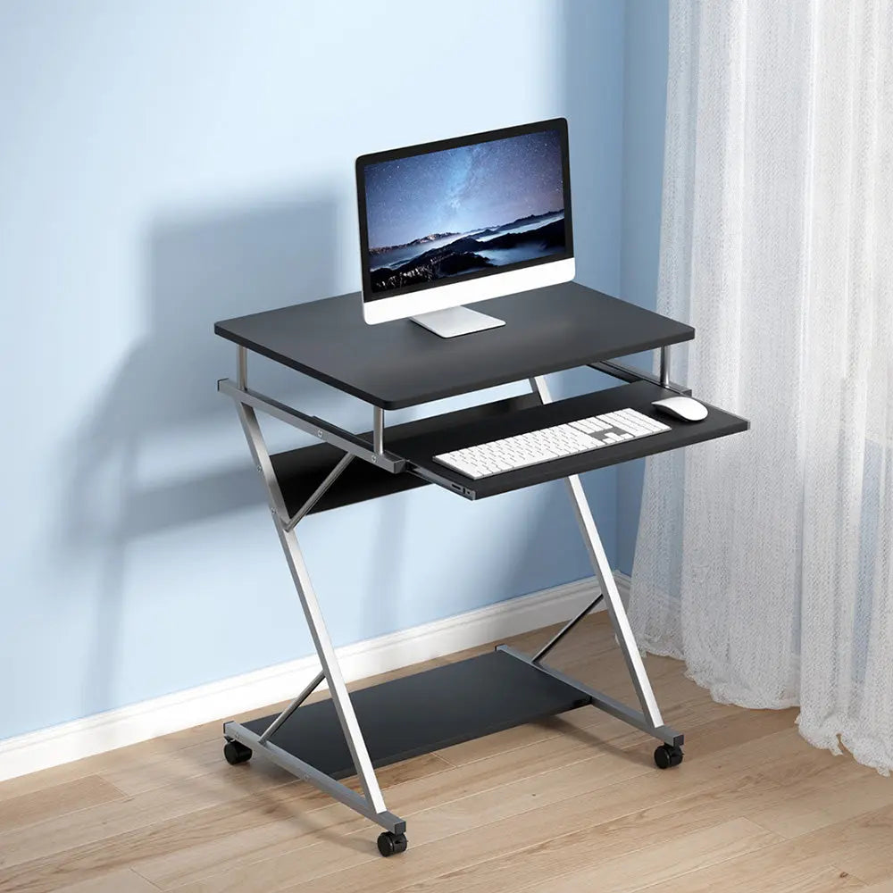 Artiss Computer Desk Keyboard Tray Shelf Black 60CM Chez Guru