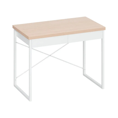Artiss Computer Desk Drawer Storage Oak 100CM Chez Guru