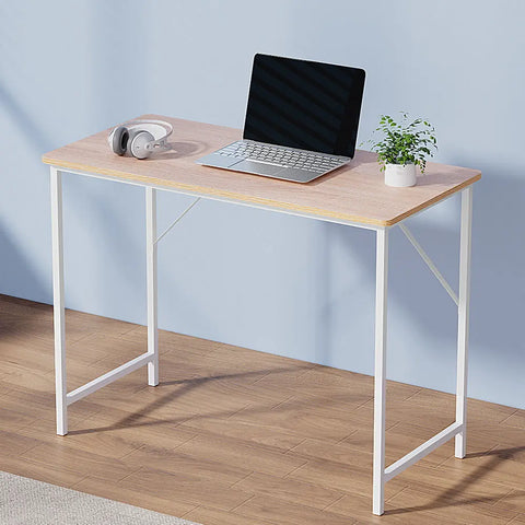 Artiss Computer Desk Oak 100CM Chez Guru