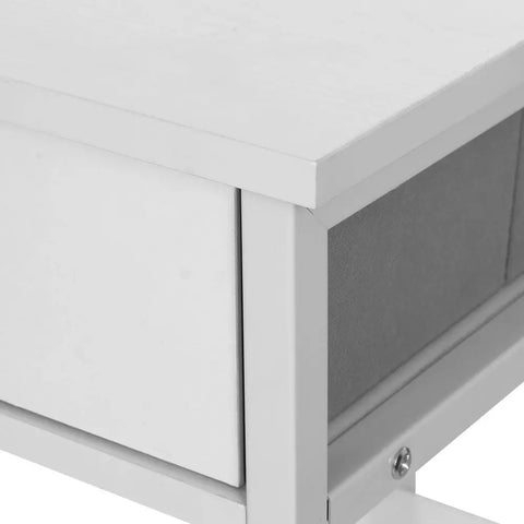 Artiss Computer Desk Drawer Shelves Study Table 120CM White Chez Guru