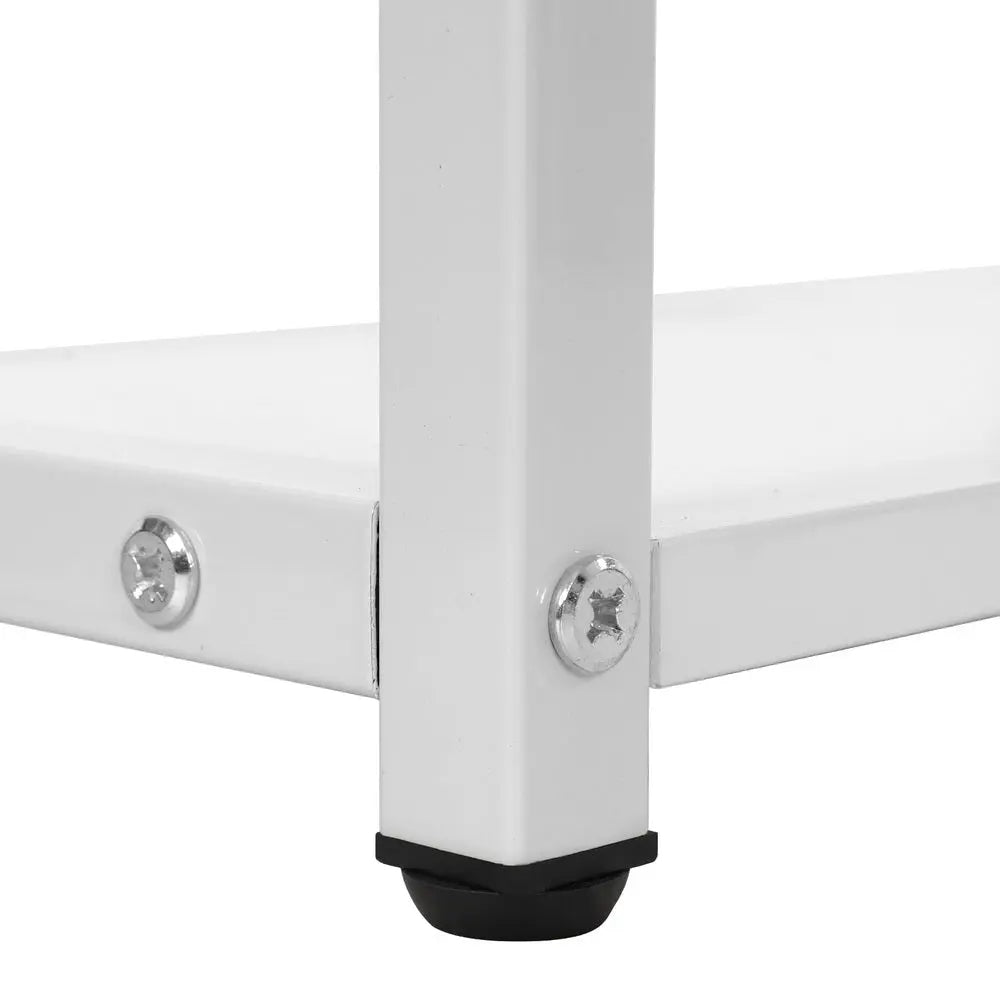 Artiss Computer Desk Drawer Shelves Study Table 120CM White Chez Guru