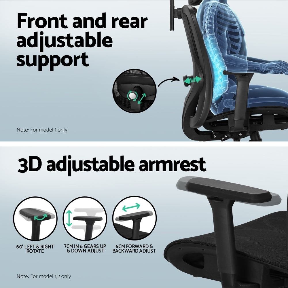 Artiss Computer Desk L-Shape Corner Desks Ergonomic Office Chair Mesh Chairs Chez Guru