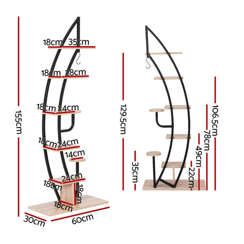 Artiss Plant Stand 6 Tier Ladder Corner Shelf Chez Guru