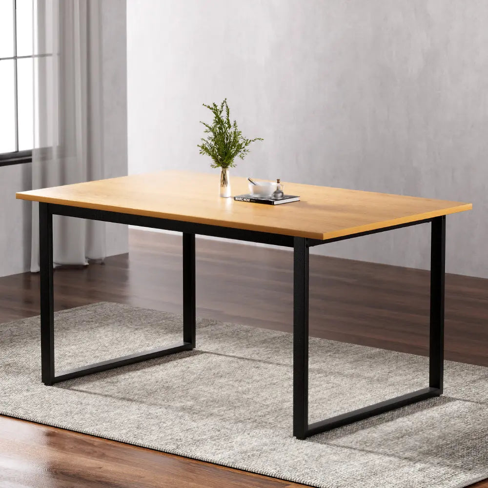 Artiss Dining Table 6 Seater Kitchen Cafe Rectangular Wooden Table 150CM Chez Guru