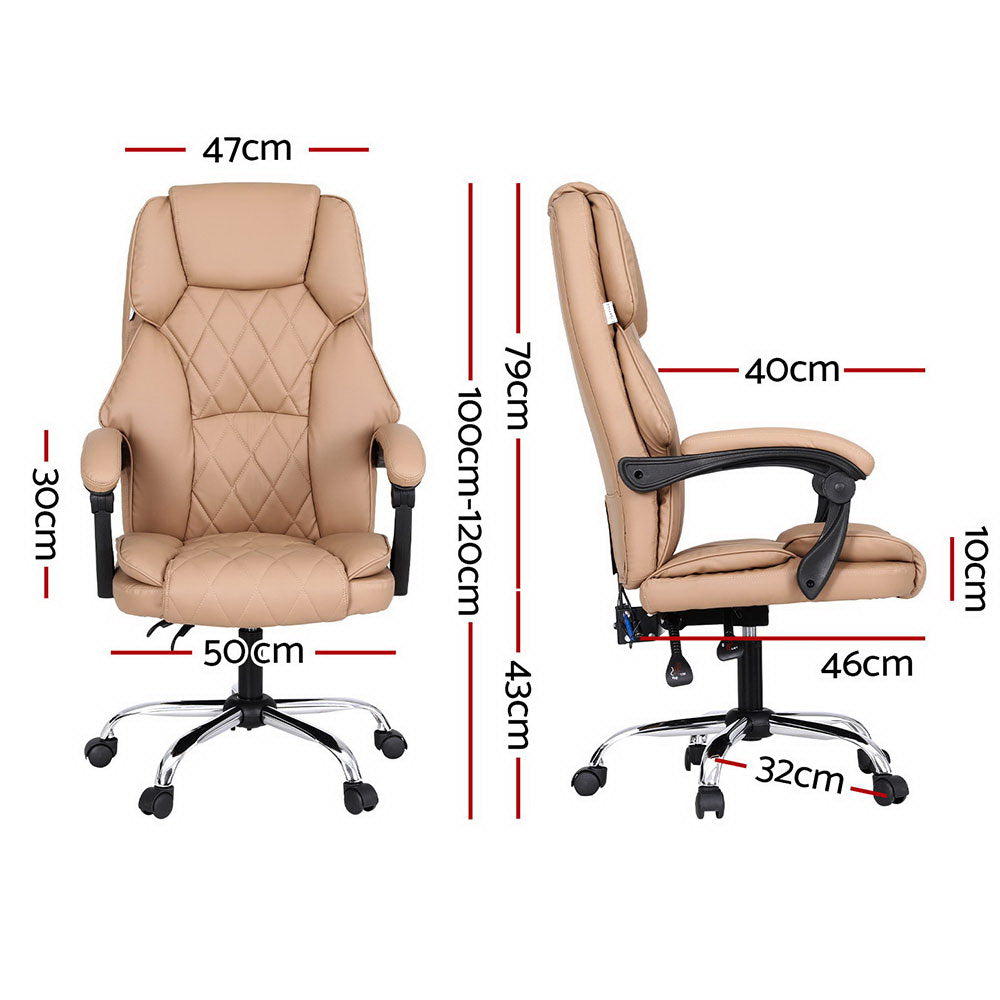 Artiss Massage Office Chair Computer Chairs High Back Chez Guru