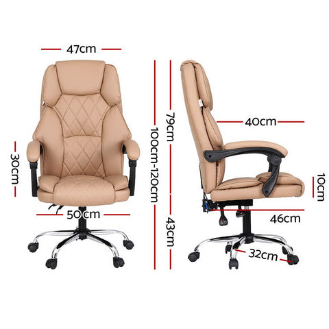Artiss Massage Office Chair Computer Chairs High Back Chez Guru