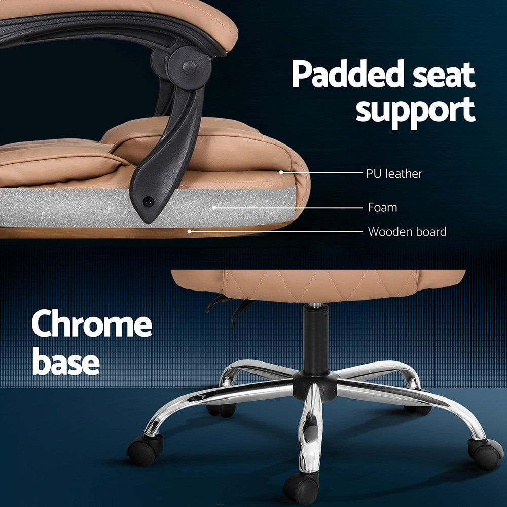 Artiss Massage Office Chair Computer Chairs High Back Chez Guru