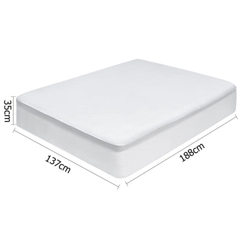 Giselle Bedding Mattress Protector Double Chez Guru