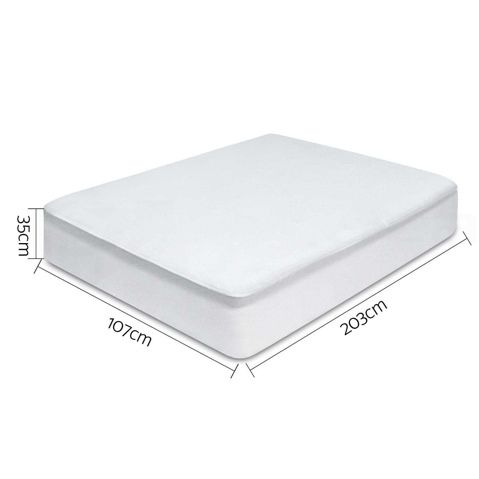Giselle Bedding Mattress Protector King Single Chez Guru