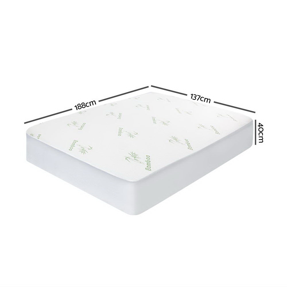 Giselle Bedding Mattress Protector Bamboo Double Chez Guru