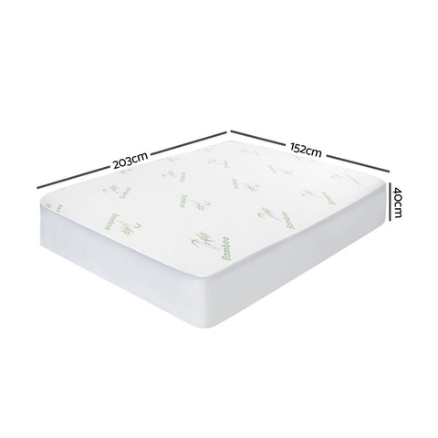 Giselle Bedding Mattress Protector Bamboo Queen Chez Guru