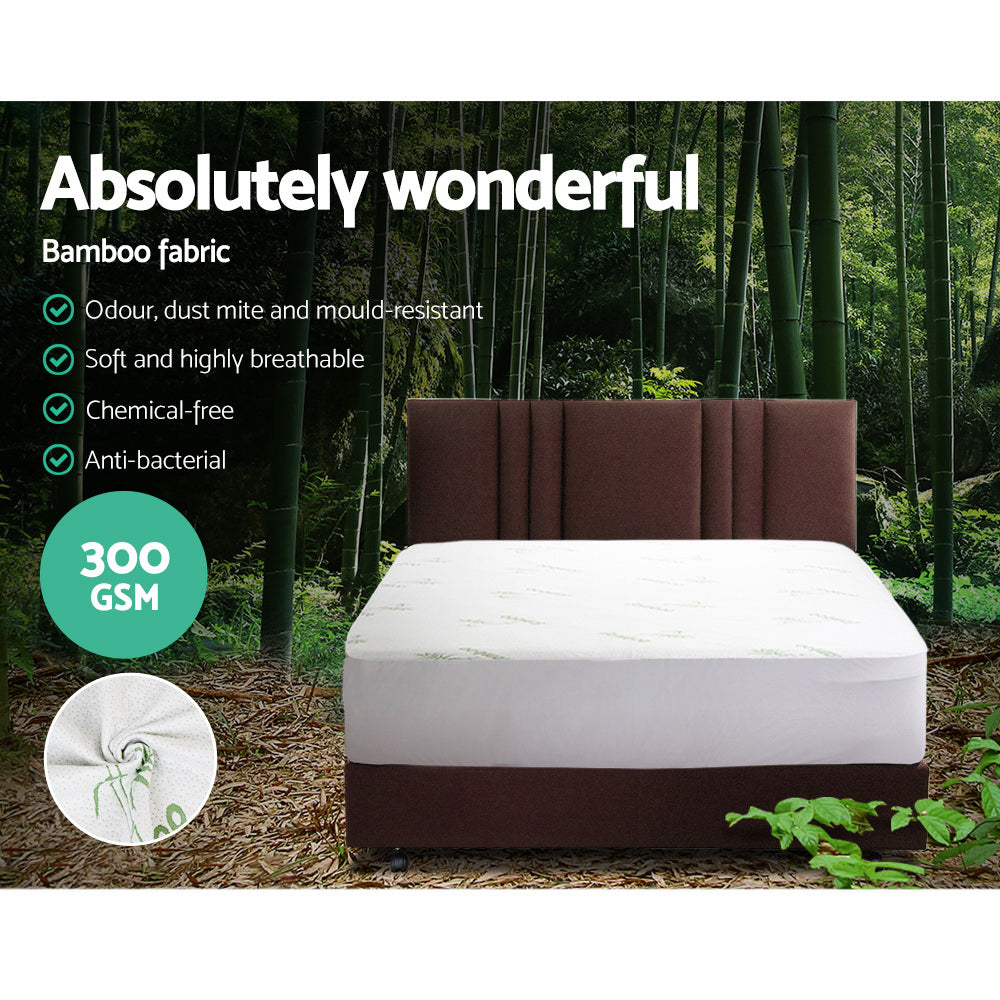 Giselle Bedding Mattress Protector Bamboo Queen Chez Guru