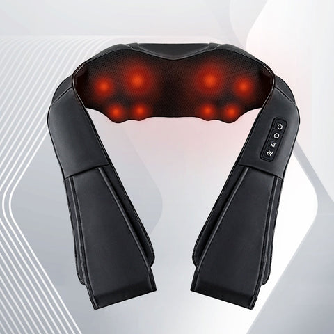 Livemor 8 Massage Nodes Neck Massager Heated Chez Guru