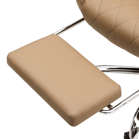Artiss Executive Office Chair Leather Footrest Espresso Chez Guru