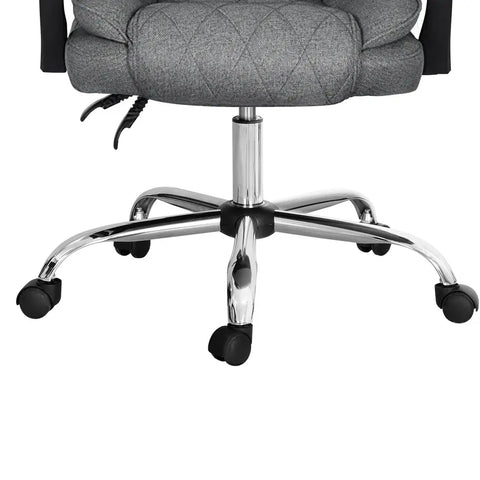Artiss Executive Office Chair Recliner Grey Chez Guru