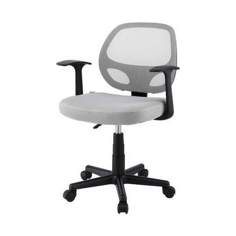 Artiss Mesh Office Chair Computer Gaming Desk Chairs Work Study Mid Back Grey Chez Guru