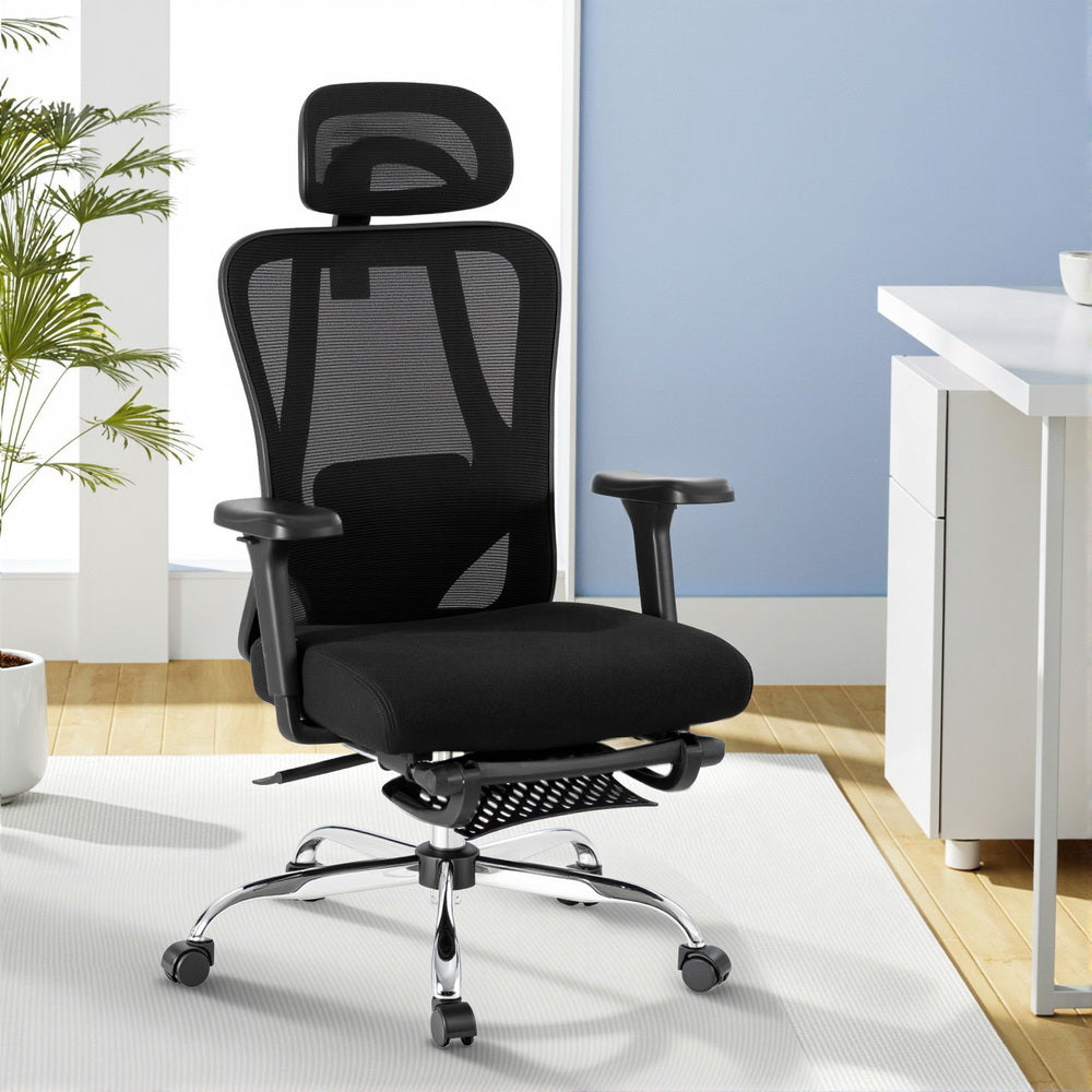 Artiss Ergonomic Mesh Office Chair Black Chez Guru