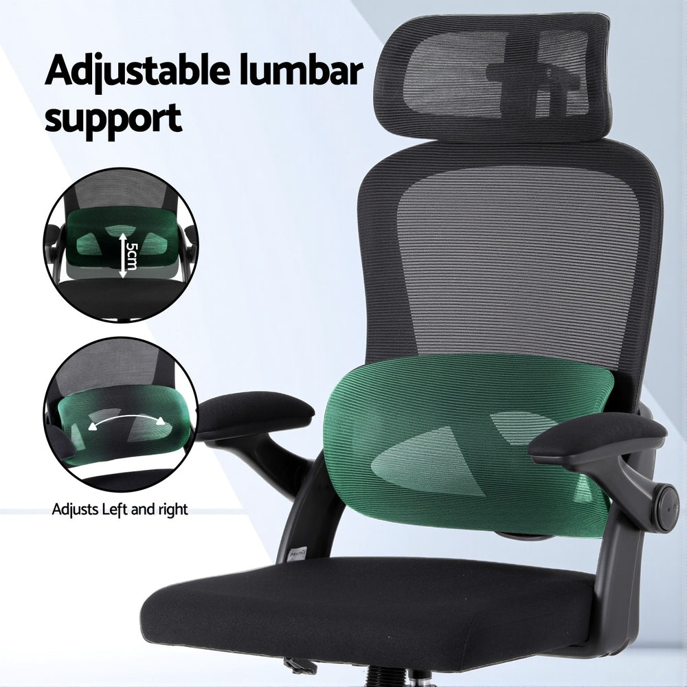 Artiss Ergonomic Office Chair Mesh Chairs Black Chez Guru