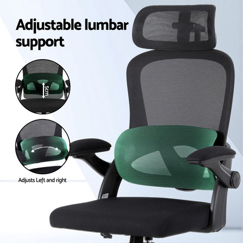 Artiss Ergonomic Office Chair Mesh Chairs Black Chez Guru