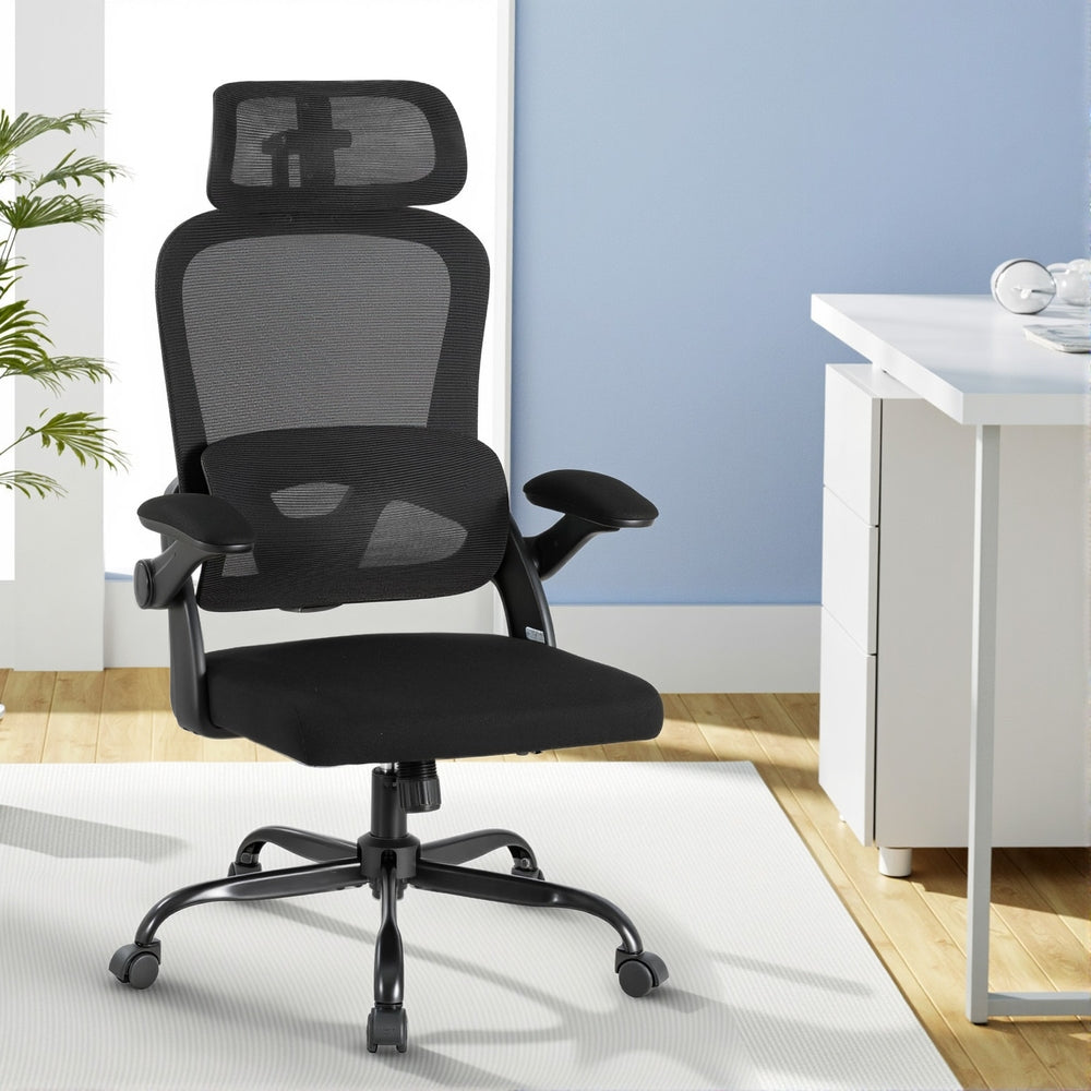 Artiss Ergonomic Office Chair Mesh Chairs Black Chez Guru