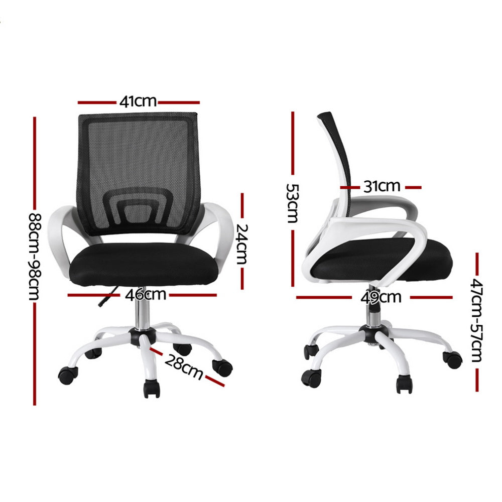Artiss Office Chair Mesh Computer Gaming Desk Chairs Work Study Mid Back Chez Guru
