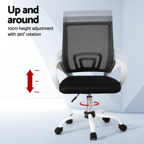 Artiss Office Chair Mesh Computer Gaming Desk Chairs Work Study Mid Back Chez Guru