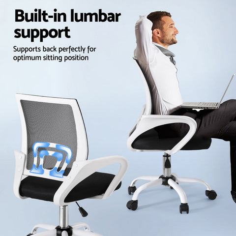 Artiss Office Chair Mesh Computer Gaming Desk Chairs Work Study Mid Back Chez Guru