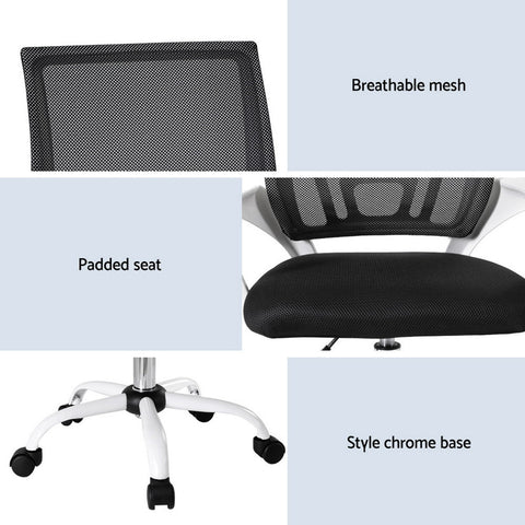 Artiss Office Chair Mesh Computer Gaming Desk Chairs Work Study Mid Back Chez Guru