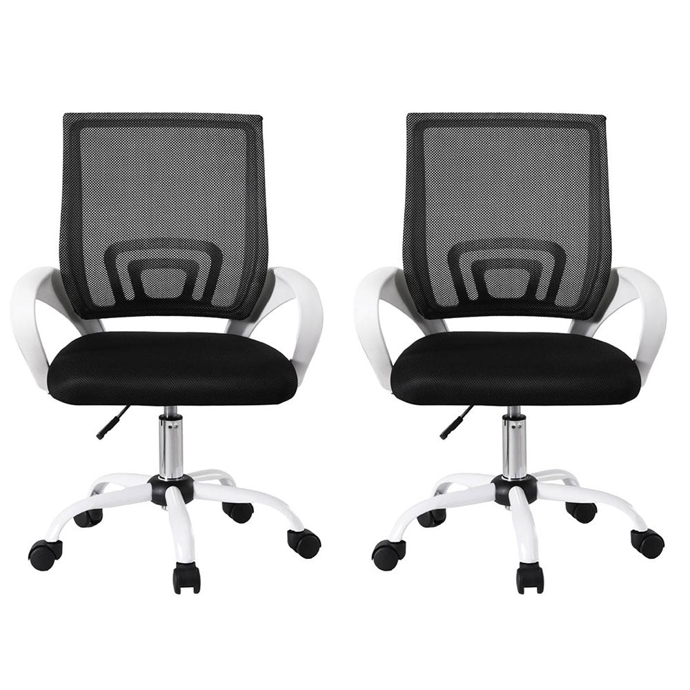 Artiss 2x Office Chair Mesh Computer Gaming Desk Chairs Work Study Mid Back Chez Guru