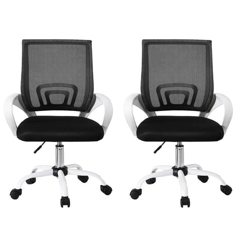 Artiss 2x Office Chair Mesh Computer Gaming Desk Chairs Work Study Mid Back Chez Guru
