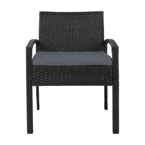 Gardeon Outdoor Dining Chairs Patio Furniture Rattan Lounge Chair Cushion Felix Chez Guru