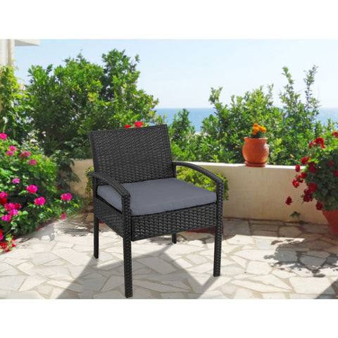 Gardeon Outdoor Dining Chairs Patio Furniture Rattan Lounge Chair Cushion Felix Chez Guru