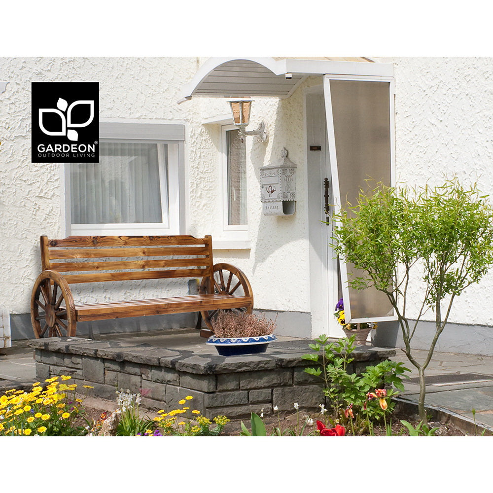 Gardeon Outdoor Garden Bench Wooden 3 Seat Wagon Chair Lounge Patio Furniture Chez Guru