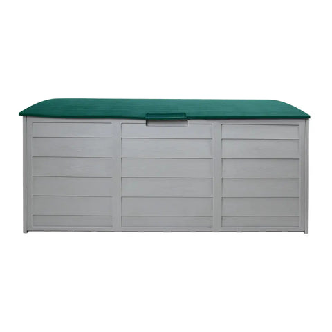 Gardeon Outdoor Storage Box 290L Lockable Organiser Garden Deck Shed Tool Green Chez Guru