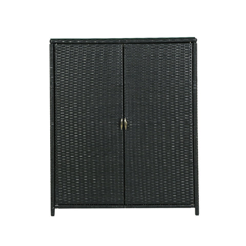Gardeon Outdoor Storage Cabinet Box Garage Wicker Shelf Chest Garden Shed Tools Chez Guru