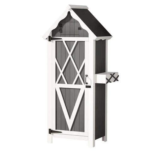 Gardeon Outdoor Storage Cabinet Shed Box Wooden Shelf Chest Garden Furniture Chez Guru