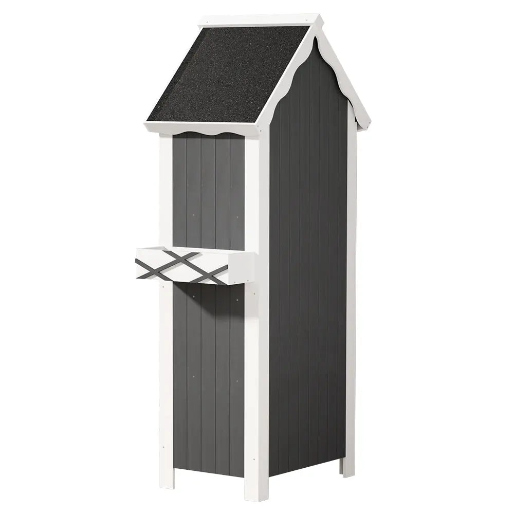 Gardeon Outdoor Storage Cabinet Shed Box Wooden Shelf Chest Garden Furniture Chez Guru