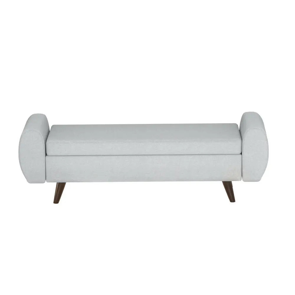 Artiss Storage Ottoman Blanket Box Armrest 140cm Grey - Chez Guru