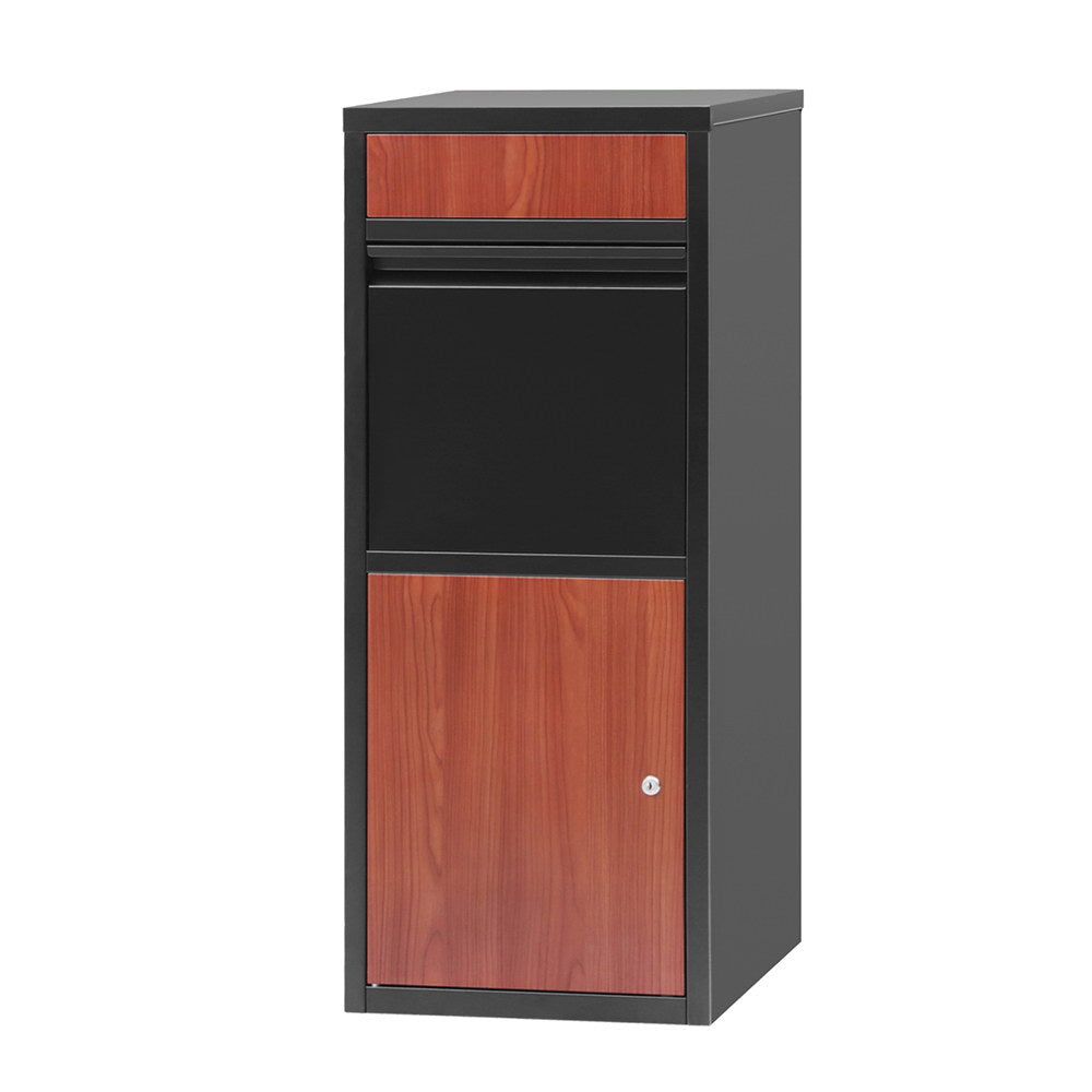 Gardeon Parcel Letterbox Drop Box Package Black Chez Guru
