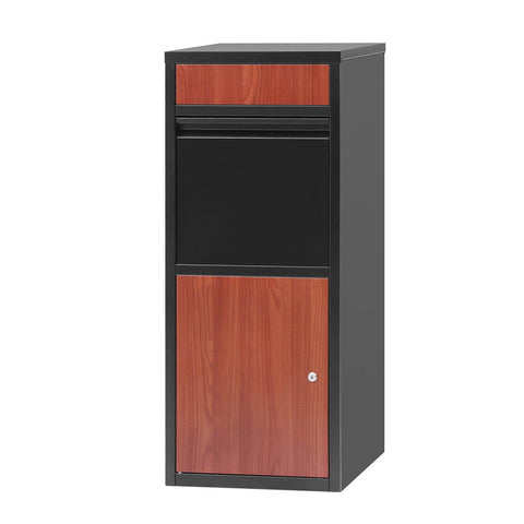 Gardeon Parcel Letterbox Drop Box Package Black Chez Guru